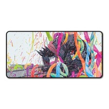 Vibrant Abstract Design Gaming Mouse Pad, Colorful Art Desk Mat for Gamers picture