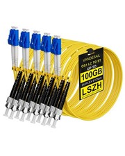 5 PCS LC To ST Fiber Patch Cable Single Mode OS1 9/125m Duplex 1.5M/4.9ft picture