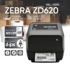 Zebra ZD620 Direct & Thermal Transfer Printer USB LAN Bluetooth ZD62043-T01F00EZ picture