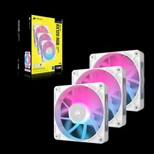 CORSAIR iCUE LINK RX120 RGB STARTER KIT (WHITE) - Factory Sealed picture