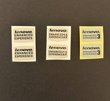 2 Pcs Lenovo Enhanced Experience Sticker Label Decal 19mm x 13mm picture