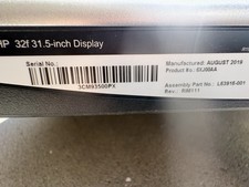 Hp 32f 31.5 In Display Monitor picture
