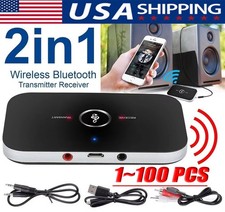 Bluetooth Transmitter & Receiver Wireless Adapter For Home stereos/speakers Lot picture