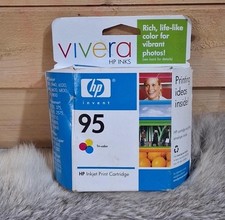 HP 95 Tri-color Ink Cartridge Genuine OEM New In Box C8766W Vivera Printer Ink picture