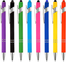 Ballpoint Pen 2-in-1 Stylus 8 Pack, Retractable Ballpoint Pen with Stylus tip picture