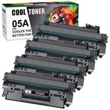 4PK CE505A Toner Cartridge For HP 05A LaserJet P2035n P2035 P2055dn P2050 P2030 picture
