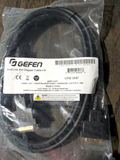 Gefen Dual Link DVI-D Male to Male Cable 6 ft Black CAB-DVIC-DLN-06MM picture