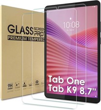 2 Pack Screen Protector for Lenovo Tab One 8.7'', Tempered Glass, Anti Scratch picture