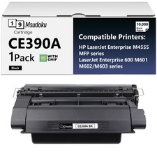 1 Pack CE390A Toner Cartridge BLACK For HP LaserJet Enterprise M4555 MFP series picture