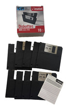 Imation  3.5in. Formatted  Diskettes, 9 Formatted Discs (Pre-owned) picture