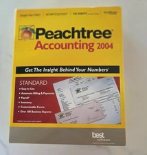 Peachtree Accounting 2004 Standard Software CD Windows In Box picture