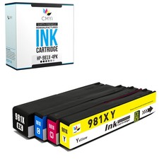 4PK Compatible 981X Ink Cartridges fits HP PageWide Managed Color MFP E58650dn picture
