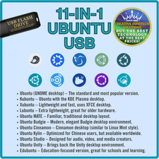 Ubuntu Multi-Boot USB / Ultimate 11-in-1 Master Collection / LATEST BUILDS picture