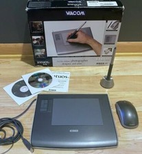Wacom Intuos3 4x6 Professional Pen, Mouse,Tablet Box PTZ-431W Adobe PhotoShop picture