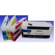 4 Refillable Empty Cartridges For HP 712 DesignJet T120 T230 T250 T520 T630 picture