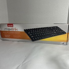 Maxwell Maxlink 2.4GHz slim wireless keyboard, black, New picture