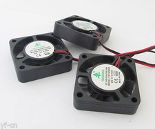 5x Brushless DC Cooling Fan 40x40x10mm 40mm 4010 9 blades 5V 2pin 2.54 Connector picture