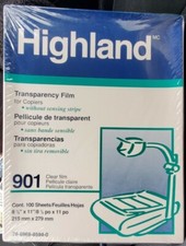 3M HIGHLAND 901 Transparency Film For Copiers picture