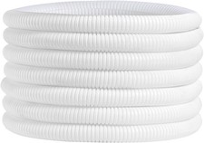 30ft Pet-Proof Cord Protector Cable Cover Wire Loom Tubing for Dogs Cats White picture