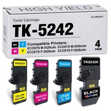 TK5242 4PK Toner Cartridges Set for ECOSYS P5026cdn P5026cdw M5526cdn M5526cdw picture