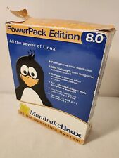 Mandrake Linux 32 Bit Operating system PowerPack Edition 8.0 CD Media picture