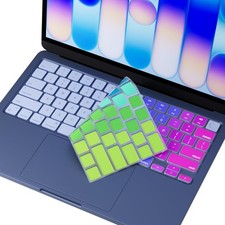 ProElife Keyboard Cover for MacBook Neo 13 Inch A18 Pro A3404, Rainbow | US Layo picture