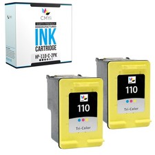 2-Pack Compatible 110 Ink Cartridges for HP PhotoSmart A510 A520 A530 A610 A620 picture