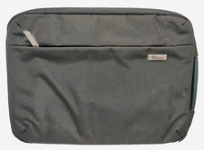 Voova Dark Gray/Black Padded Notebook Tablet Laptop Sleeve Case 12x9 Unused picture