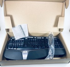 Microsoft Natural Ergonomic Keyboard 4000 v1.0 Model 1048 USB Wired PC Desktop  picture