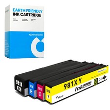 4-Pack OSI Compatible 981X Ink Combo fits HP PageWide Managed Color MFP E58650dn picture