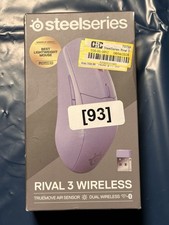 SteelSeries Rival 3 Wireless Gen 2 Gaming Mouse — 2.4GHz and Bluetooth  Levender picture