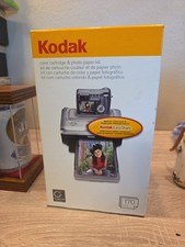 Kodak PH-170 Color Cartridge & Photo Paper Kit 170 Borderless Photos   picture
