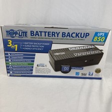 Eaton ECO850LCD 12-Outlet UPS AVR HSB LCD Desk Wall 425W 5x Battery Power 850VA picture