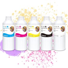 5*1000ml DTG Textile Pigment Ink for Ricoh GEN5/GEN5i/GEN6 printheads picture