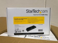 StarTech ST4300USBM 4-Port USB 3.0 Hub Rugged Mountable Industrial 5Gbps NEW picture