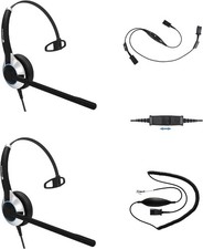 TruVoice HD-500 Mono Headset Training Bundle for Phones | Call Center H/S Port picture