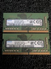 SAMSUNG 32 GB TOTAL 16GBx2 1Rx8 PC4-3200AA-SA2-11 M471A2G43BB2-CWE picture