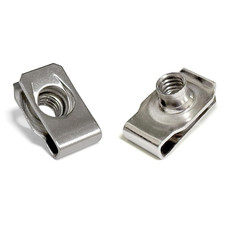 M8 U-Style Clip-On Nut 20 Pack, U-Type Stainless Steel 18-8 (304) Regular Extrud picture