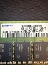 Samsung 16GB DDR4 3200MHz PC4-3200AA Desktop RAM M378A2G43BB3-CWE picture