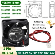 4015 DC Brushless Cooling Fan Mini Silent Fans 3.7/5/9/12/18/24V 4000RPM-9000RPM picture