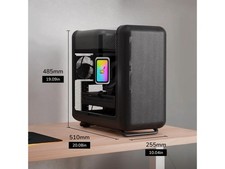 HYTE X50 Modern Performance ATX Mid-Tower PC Gaming Case - Pitch Black picture
