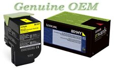 80C0SYG Original OEM Lexmark 800SYG Toner, Yellow High Yield Genuine Sealed picture