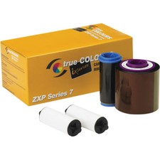 Genuine Zebra 800077-740 YMCKO ZXP 7 Color Ribbon - 250 Prints - New picture