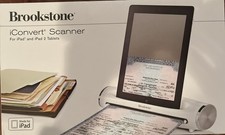 Brookstone iConvert Scanner for Apple iPad and IPad2 Tablets 771237 New picture