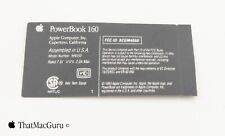  NEW Apple Macintosh PowerBook 160 FCC Label Sticker Nameplate - M4550 picture