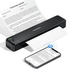Phomemo Portable Printers Wireless for Travel, P831 Bluetooth Thermal Transfer P picture