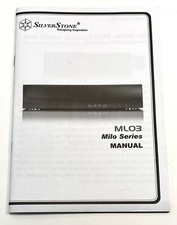SILVERSTONE Designing Inspiration ML03 Milo Series SST-ML03B OWNER'S MANUAL ONLY picture