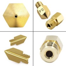 25 Pcs 0.4MM Ender 3 Nozzle MK8 3D Printer Extruder Brss Nozzle for Creality End picture