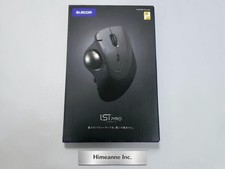 Elecom IST PRO Trackball Mouse Thumb Control 10 Buttons Bluetooth Wireless Black picture