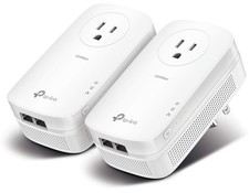 ⚡ TP-Link TL-PA9020P AV2000 Powerline Adapter 2 Gigabit Ports Passthrough New picture